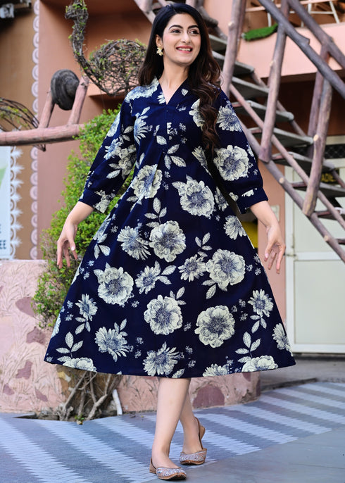 Designer Blue Dress